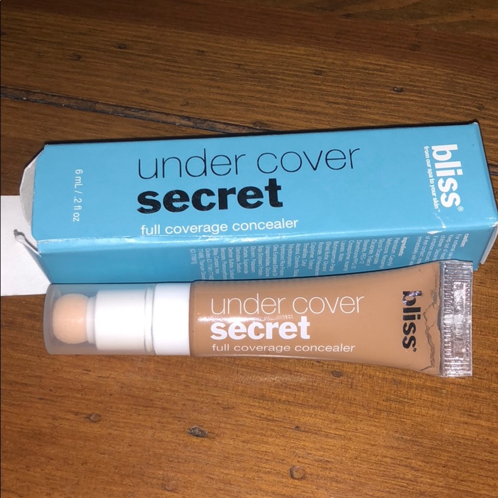 Bliss undercover secret full coverage concealer